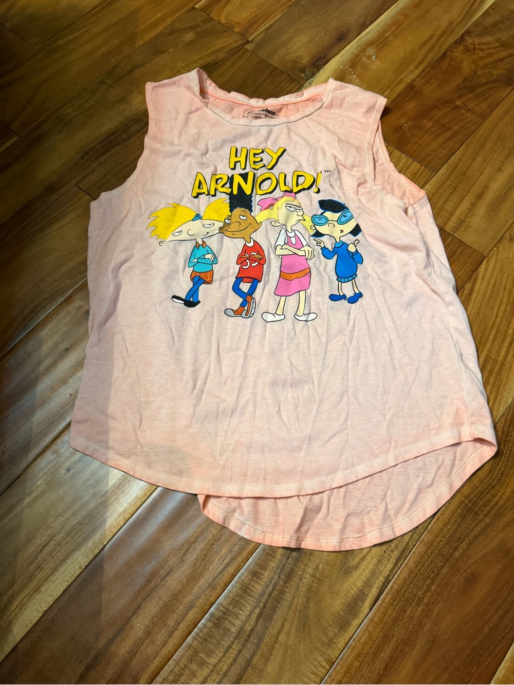 Women’s hey Arnold Nickelodeon tank top. Size large